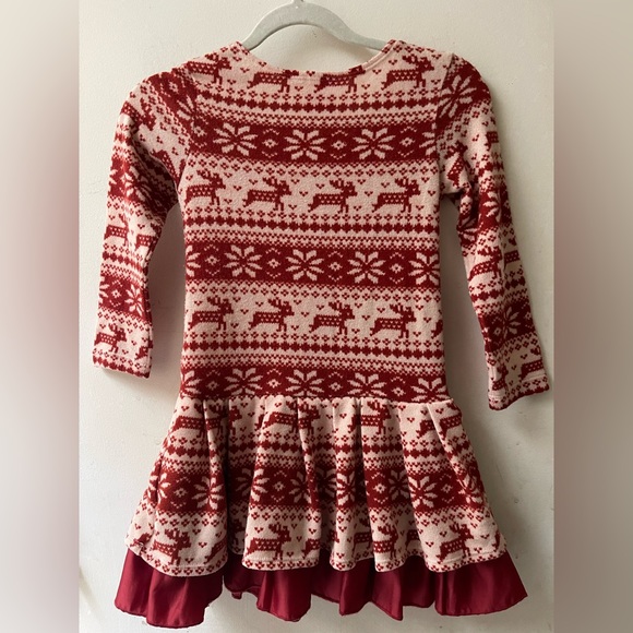 Lipstik girls 2T holiday dress red - Picture 5 of 5